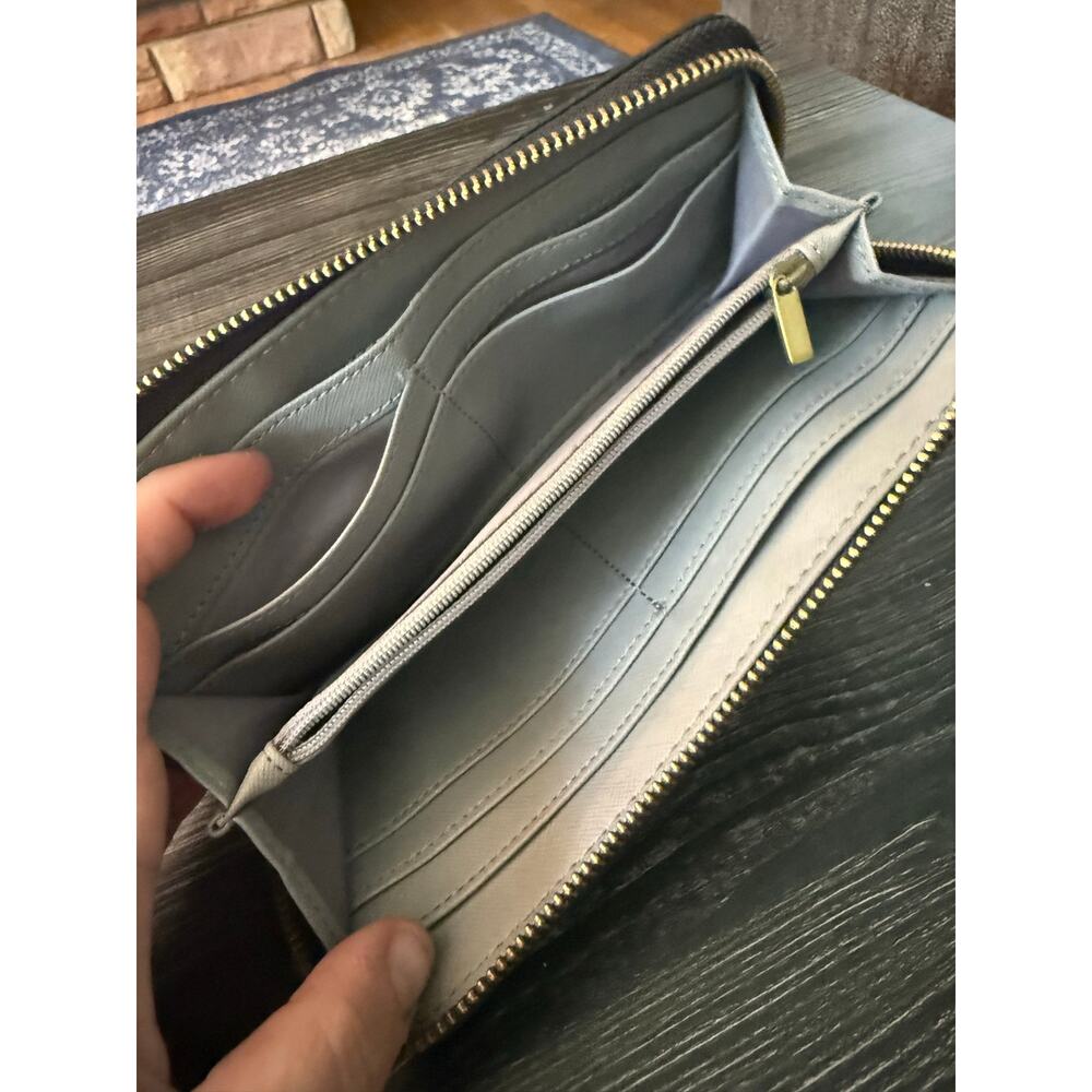 Fossil Black Tara Zip Around Clutch Wallet - Picture 5 of 6